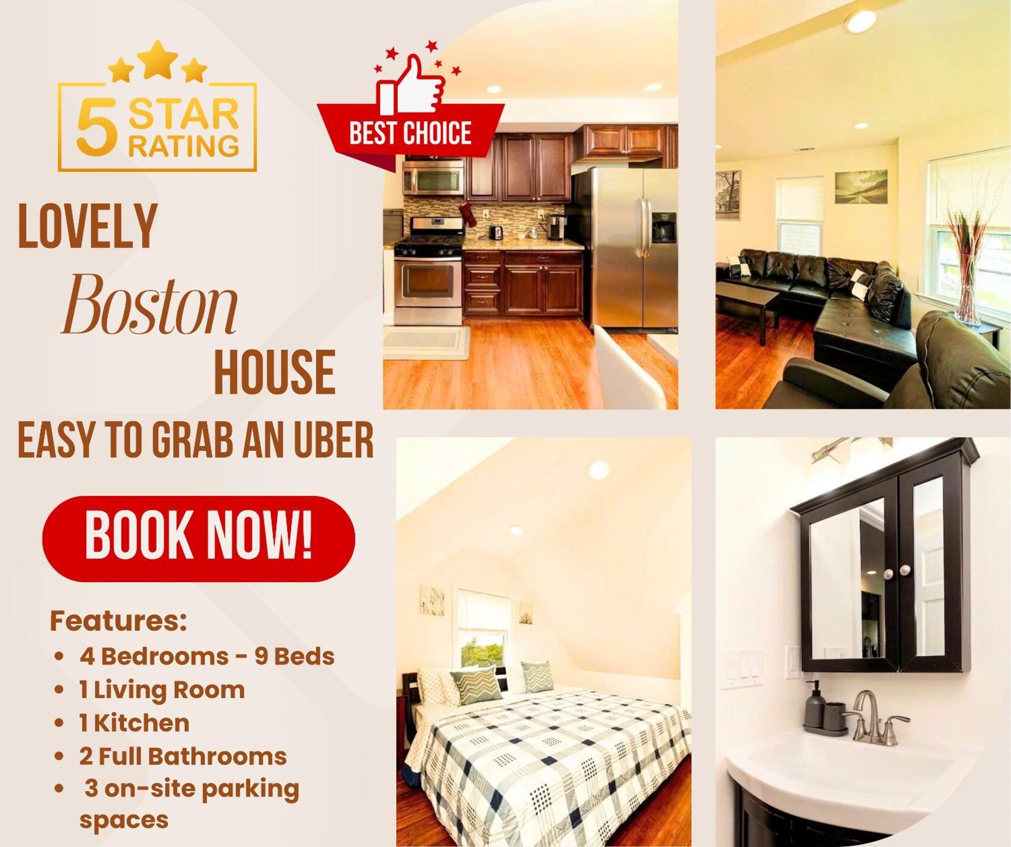 988 - 4Br Boston - Cozy Getaway Near Boston Common Leilighet Eksteriør bilde